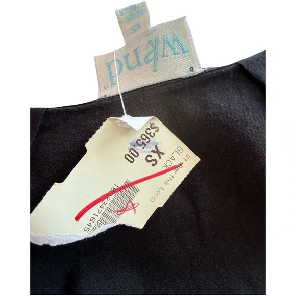 Drawstring Tiered Midi Dress in Charcoal Gray - Picture 4 of 5